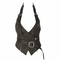 Punk Rave Waistcoat - Murderdoll -KILLSTAR SALES punk rave waistcoat murderdoll5