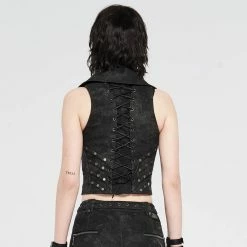 Punk Rave Waistcoat - Rebellion -KILLSTAR SALES punk rave waistcoat rebellion5