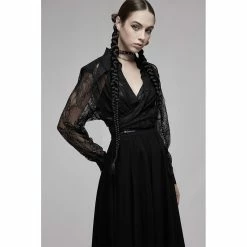 Punk Rave Wrap Blouse - Moon Faerie