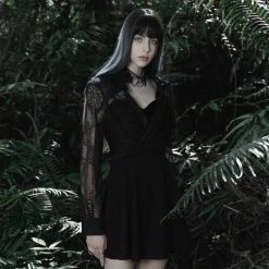 Punk Rave Wrap Blouse - Moon Faerie 10 Punk Rave Wrap Blouse - Moon Faerie -KILLSTAR SALES punk rave wrap blouse moon faerie3