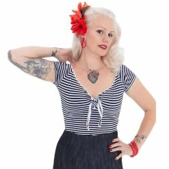 Queen Kerosin Sailor Top - Born Free