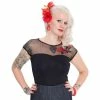Queen Kerosin Vintage Top - Roses