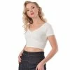 Steady Clothing Crop Top - Isabelle Cream