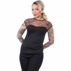 Steady Clothing Top - Miss Fancy Leopard -KILLSTAR SALES steady clothing top miss fancy leopard 13