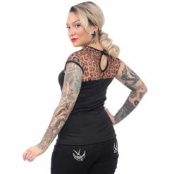 Steady Clothing Top - Miss Fancy Leopard -KILLSTAR SALES steady clothing top miss fancy leopard 14
