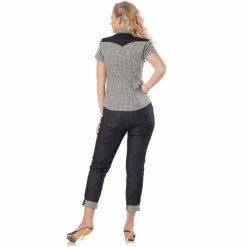 Steady Clothing Western Blouse - Rockabilly Rose Black 9 Steady Clothing Western Blouse - Rockabilly Rose Black -KILLSTAR SALES steady clothing western blouse rockabilly rose black4