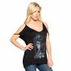 Sullen Angels Girlie Top - Catrina Double Strap Black -KILLSTAR SALES sullen angels girlie top catrina double strap black 6