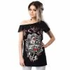 Vixxsin Off-Shoulder Top - Cat Muerte -KILLSTAR SALES vixxsin off shoulder top cat muerte 1